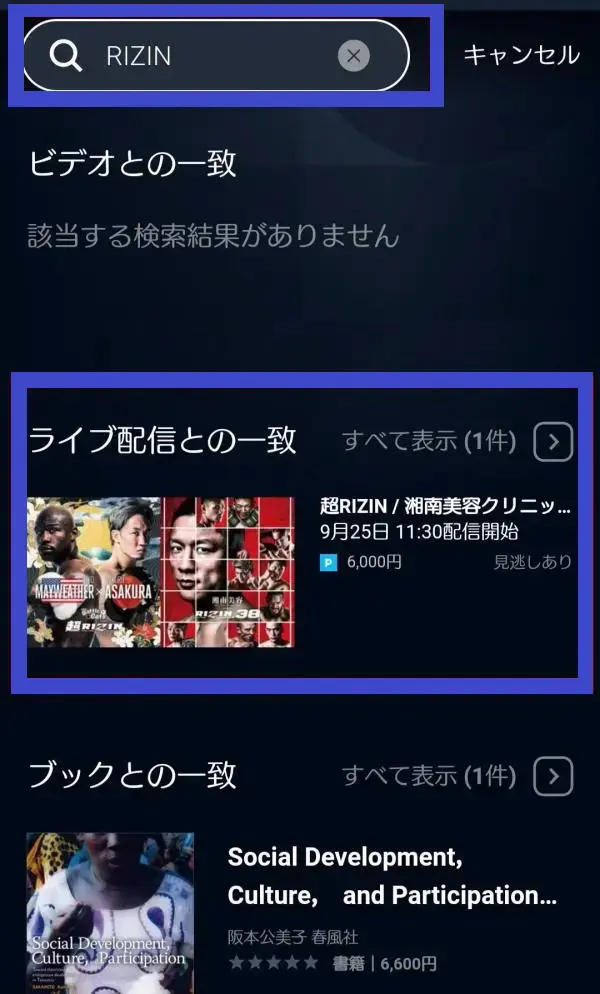 U-NEXT rizin38 見逃し配信