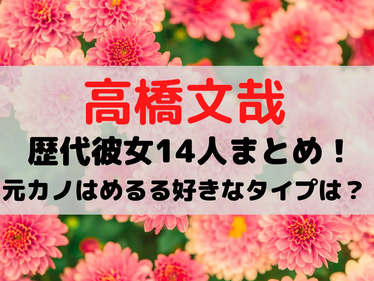 高橋文哉 彼女 めるる